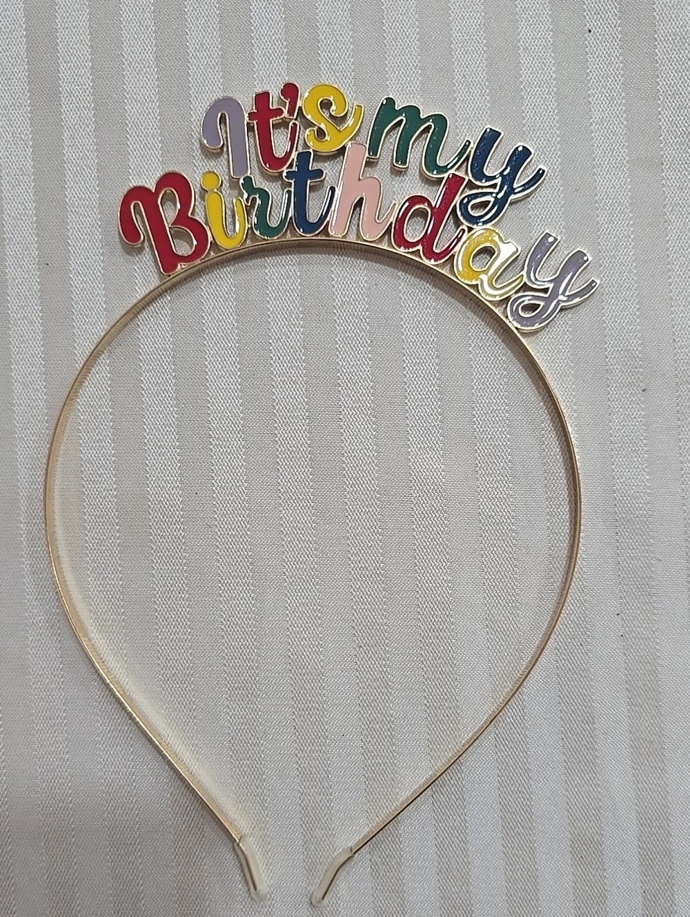 Kids "It's My Birthday" Rainbow Headband